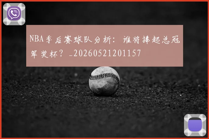 NBA季后赛球队分析：谁将捧起总冠军奖杯？_20260521201157